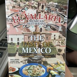 El Vallarta - Menu