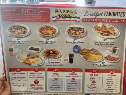 Menu photo 4 Waffle House Ocoee, FL Menu photo 4 Waffle House Ocoee, FL