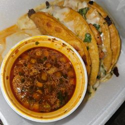 Mr. Platano Restaurant - Shrimp Birria tacos