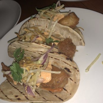 Grey Ghost - Fish tacos. So filling and never skimpy on the fish - American Near Me - Detroit, Michigan Grey Ghost - Fish tacos. So filling and never skimpy on the fish - American Near Me - Detroit, Michigan