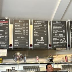 Jeffrey's Hamburgers - Menu as of July 2024