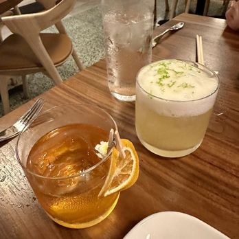 RedFarm - Kiyushiki Old Fashion & El Sadio with Yuzu foam - Chinese Near Me - Austin, Texas RedFarm - Kiyushiki Old Fashion & El Sadio with Yuzu foam - Chinese Near Me - Austin, Texas