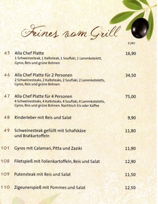 Menu photo 4 Taverne Athen Eschenlohe, BY