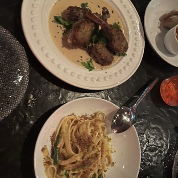 Battalion - Lamb chops and fettuccini Milanese - Italian Near Me - San Antonio, Texas