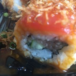 A little light on the spicy tuna inside