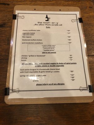 Menu photo 2 The Noshery Brockville, ON Menu photo 2 The Noshery Brockville, ON