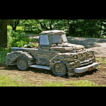 Gallardo Landscaping - a truck made out of rocks - Landscaping Near Me - Port Chester, New York Gallardo Landscaping - a truck made out of rocks - Landscaping Near Me - Port Chester, New York