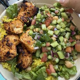 Chicken Kabob Plate