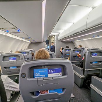 American Airlines - Inside American Airlines flight AA1229. RDU to CUN. View from Seat 5C. - Airlines Near Me - Cancún, ROO