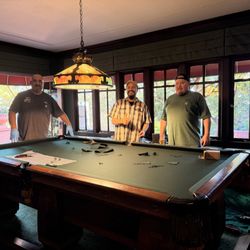 California Billiard Supply - Laying the cloth