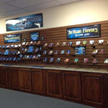 Vapor Junction - Vapor Junction Tasting Wall, featuring over 200 e-liquid flavors - Vape Shops Near Me - Longview, Texas Vapor Junction - Vapor Junction Tasting Wall, featuring over 200 e-liquid flavors - Vape Shops Near Me - Longview, Texas