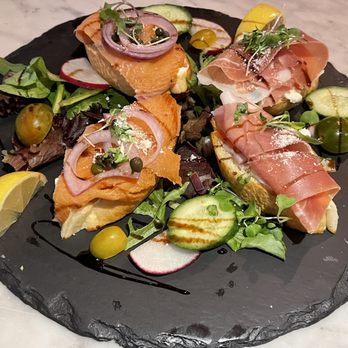 Caffe Concerto - Bruschetta appetizer - Pizza Near Me - Los Angeles, California Caffe Concerto - Bruschetta appetizer - Pizza Near Me - Los Angeles, California