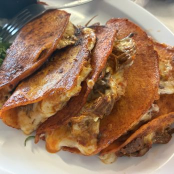 Pepa's Mexican Restaurant - 5 Quesabirrias with Consome - Mexican Near Me - Fresno, California Pepa's Mexican Restaurant - 5 Quesabirrias with Consome - Mexican Near Me - Fresno, California