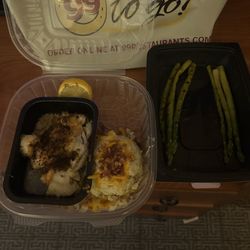 99 Restaurants - A very skimpy 25 dollar seafood trio