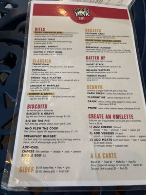 Menu photo 2 Smoky Yolk Cafe Charleston, SC Menu photo 2 Smoky Yolk Cafe Charleston, SC