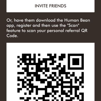 The Human Bean - Download the app with my QR code and get $2 to spend - Coffee & Tea Near Me - Lake Forest, California