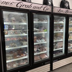 Lee-Bone's Fine Meats - "Grab and Go!" Packed with frozen meats and more! There's even a freezer with frozen dog food (meats & bones) at the end!