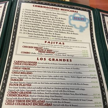 La Mexicana II - Menu - Mexican Near Me - Paso Robles, California
