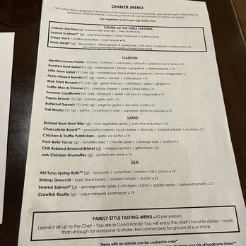 ORO Restaurant & Lounge - Menu - Tapas/Small Plates Near Me - Raleigh, North Carolina