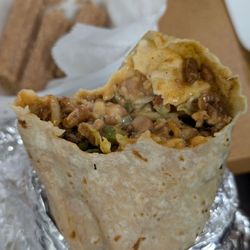 La Favorita Taqueria - Jumbo burrito (asada and al pastor)