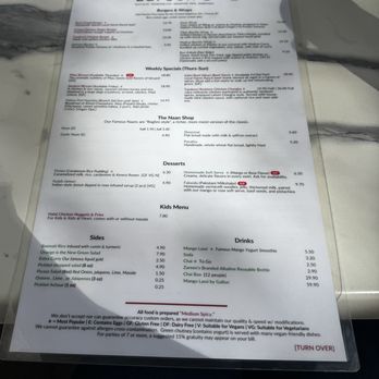 Zareen’s - Menu aug 2026 pg 2 - Pakistani Near Me - Sunnyvale, California Zareen’s - Menu aug 2026 pg 2 - Pakistani Near Me - Sunnyvale, California