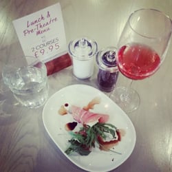 Strada - Antipasti proscuitto with buffalo cheese and rocket leaves