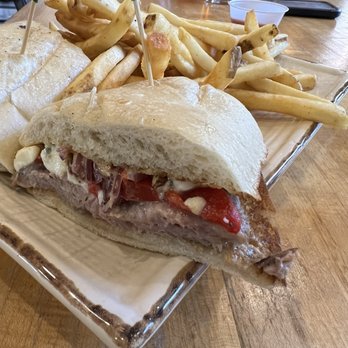 The Depot Craft Brewery Distillery - Tri-Tip Steak Sandwich - Breweries Near Me - Reno, Nevada The Depot Craft Brewery Distillery - Tri-Tip Steak Sandwich - Breweries Near Me - Reno, Nevada