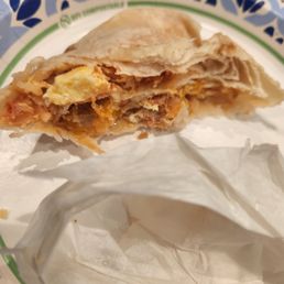 The breakfast burrito is always good down to the last bite!