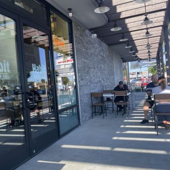 Habit Burger & Grill - Outside - the only seats in the shade - American Near Me - Reseda, California Habit Burger & Grill - Outside - the only seats in the shade - American Near Me - Reseda, California