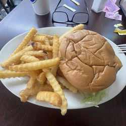 Don's Grill - Double cheeseburger and fries