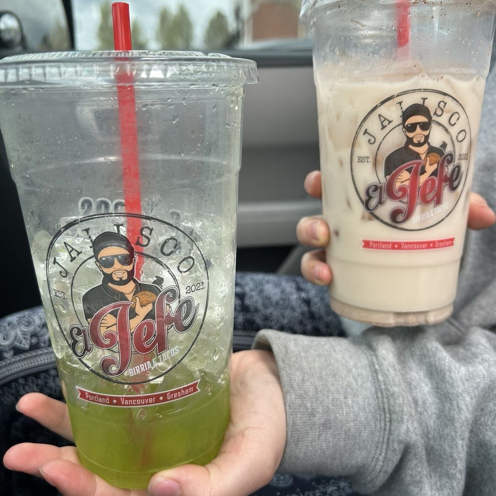 The remaining Cucumber lime Fresca and horchata The remaining Cucumber lime Fresca and horchata