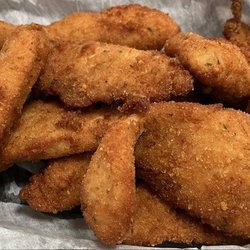 Carolina Burger - 10 pc chicken tenders $13 w ranch or bleu cheese