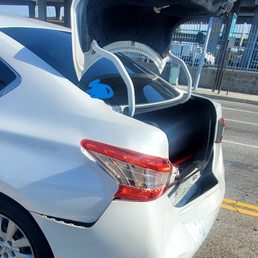 rear end collision, door would not close after the accident rear end collision, door would not close after the accident
