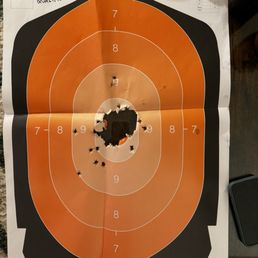 This is the target we used during live fire qualifications. This is the target we used during live fire qualifications.