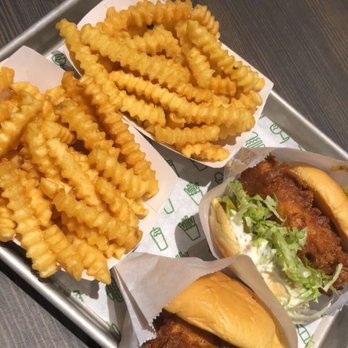 Shake Shack Cabin John - MD - Two Chicken Shacks and fries - Burgers Near Me - Potomac, Maryland Shake Shack Cabin John - MD - Two Chicken Shacks and fries - Burgers Near Me - Potomac, Maryland