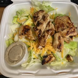 County Seat Restaurant - Grilled chicken salad with Greek dressing! Yum!