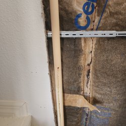 Service Plumbing - Performed leak detection; found leak in wall
