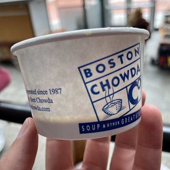 Boston Chowda - The clam chowder was good and tasty. But nothing special. - Seafood Near Me - Boston, Massachusetts Boston Chowda - The clam chowder was good and tasty. But nothing special. - Seafood Near Me - Boston, Massachusetts