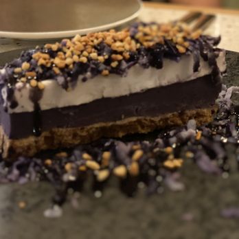 Olili - Okinawan Haupia "Mud" Bar their popular desert, it did not disappoint - Desserts Near Me - Honolulu, Hawaii