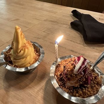 Laser Wolf - Passion fruit soft serve and brown sugar soft serve - Middle Eastern Near Me - Philadelphia, Pennsylvania
