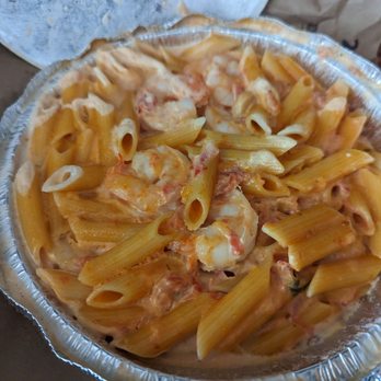 George’s Pizzeria - Penne Vodka with shrimp - Italian Near Me - Wake Forest, North Carolina