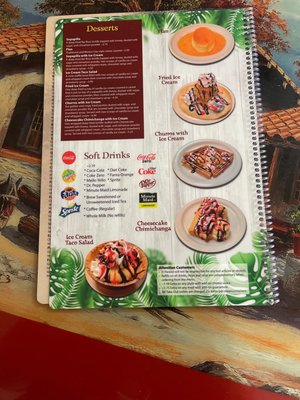 Menu photo 8 El Paraiso Restaurant Jefferson City, TN