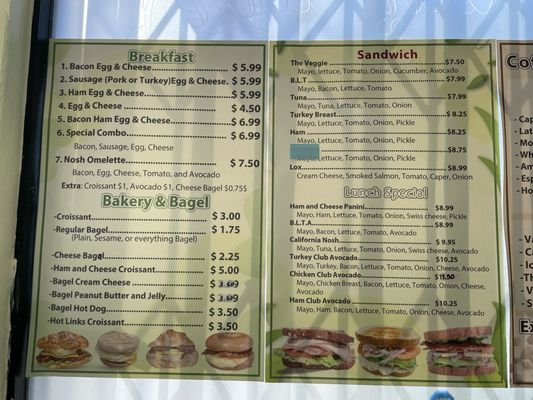 Menu photo 8 Danny's Cafe San Francisco, CA