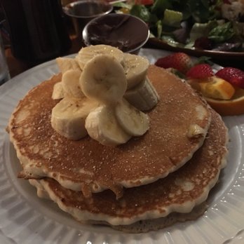 The Hideout Kitchen - Pancakes with Banana and Nutella on the side - New American Near Me - Lafayette, California