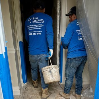 Blue Umbrella Waterproofing - Keeping the home clean as part of a basement waterproofing project. - Waterproofing Near Me - Cranford, New Jersey