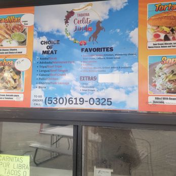 Taqueria Cielito Lindo - Menu - Food Trucks Near Me - Ceres, California Taqueria Cielito Lindo - Menu - Food Trucks Near Me - Ceres, California