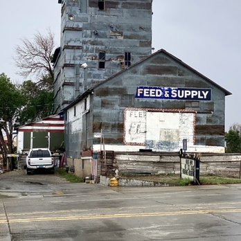 Mock's Crossroads Coffee Mill - Just past this feed and supply when heading East - Coffee & Tea Near Me - Clayton, New Mexico