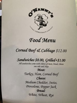 Menu photo 1 O'Nammy's Saint Helens, OR
