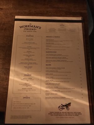 Menu photo 6 The Workman's Friend Charlotte, NC Menu photo 6 The Workman's Friend Charlotte, NC