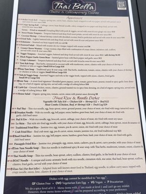 Menu photo 2 Thai Bella Moab, UT